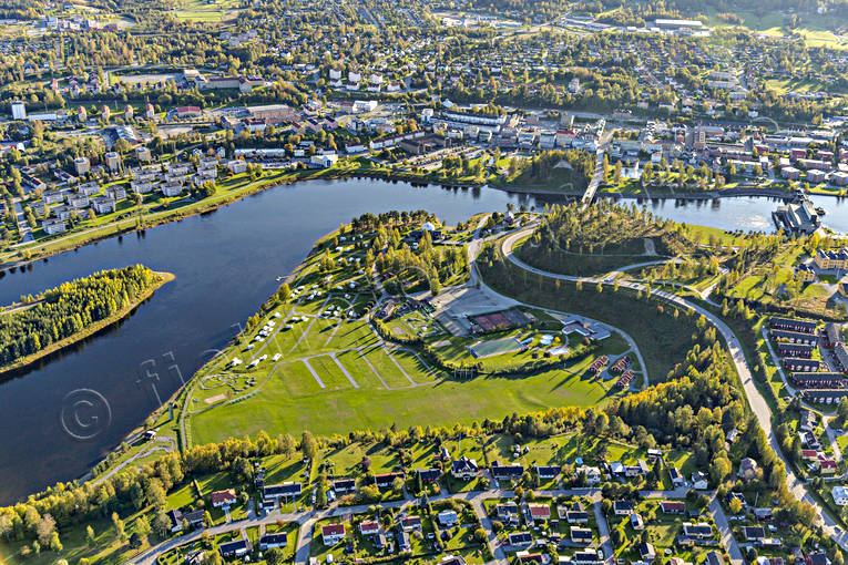 aerial photo, aerial photo, aerial photos, aerial photos, Angerman river, Angermanland, autumn, drone aerial, drönarfoto, garnisonsstad, Risön, samhällen, Solatunum, Sollefteå