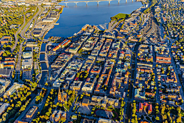 aerial photo, aerial photo, aerial photos, aerial photos, autumn, drone aerial, drönarfoto, Medelpad, städer, Sundsvall