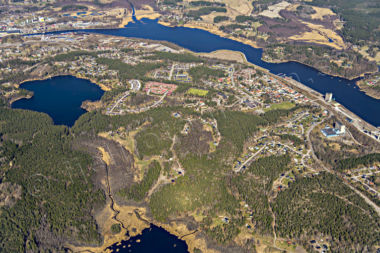 aerial photo, aerial photo, aerial photos, aerial photos, drone aerial, drönarfoto, Halsingland, samhällen, spring, städer, Söderhamn