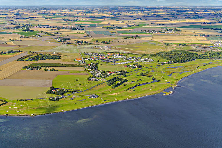 aerial photo, aerial photo, aerial photos, aerial photos, coast, drone aerial, drönarfoto, golf course, Kurland, landscapes, samhällen, Skåne, summer, Trelleborg