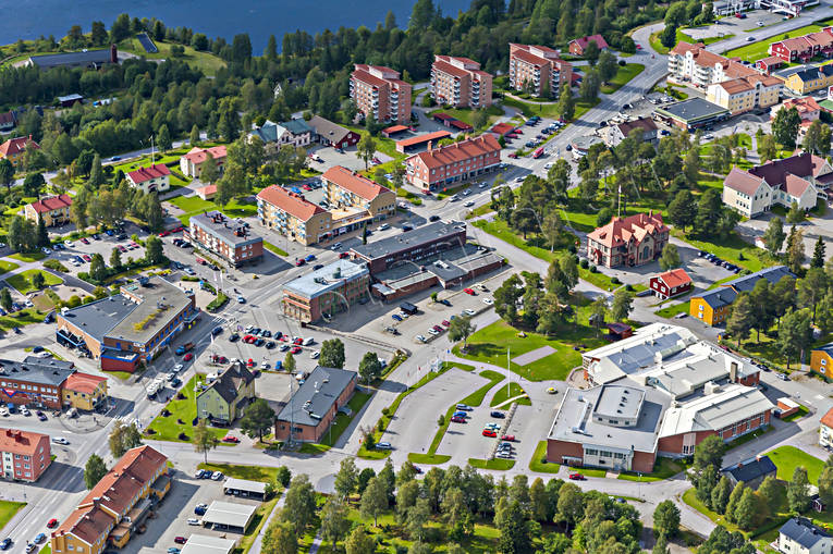 aerial photo, aerial photo, aerial photos, aerial photos, drone aerial, drnarfoto, Lapland, samhllen, summer, Vilhelmina
