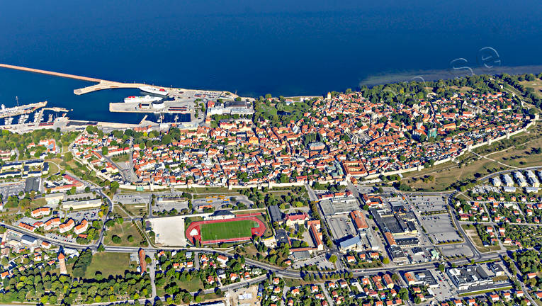 aerial photo, aerial photo, aerial photos, aerial photos, city, drone aerial, drnarfoto, Gotland, ringmuren, stder, summer, Visby