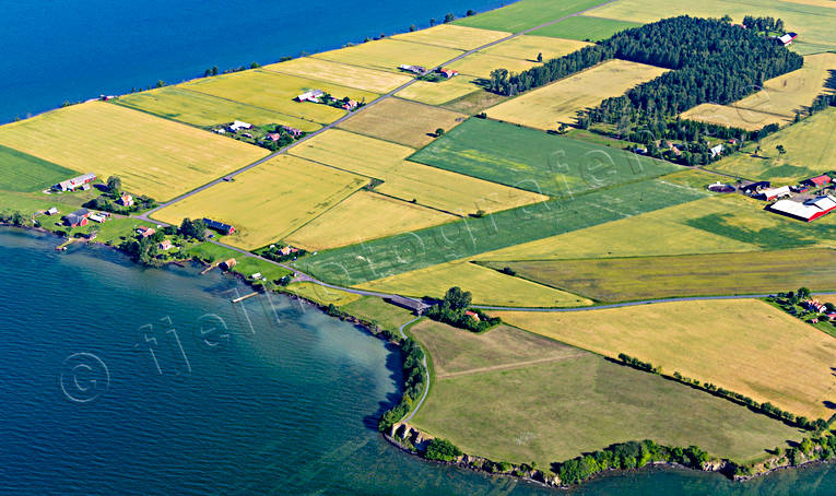aerial photo, aerial photo, aerial photos, aerial photos, drone aerial, drönarfoto, landscapes, Nas, Näs slottsruin, Småland, summer, Visingsö