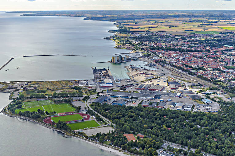aerial photo, aerial photo, aerial photos, aerial photos, drone aerial, drönarfoto, samhällen, Skåne, summer, Ystad