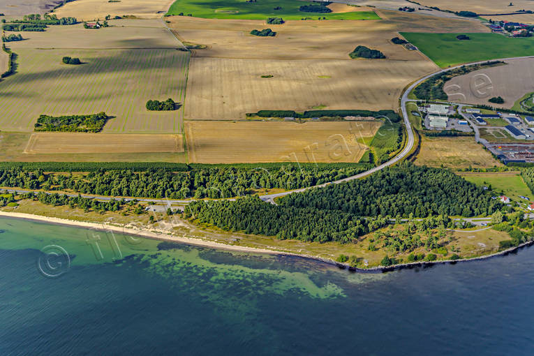 aerial photo, aerial photo, aerial photos, aerial photos, drone aerial, drönarfoto, Lilleskog, samhällen, Skåne, summer, Ystad