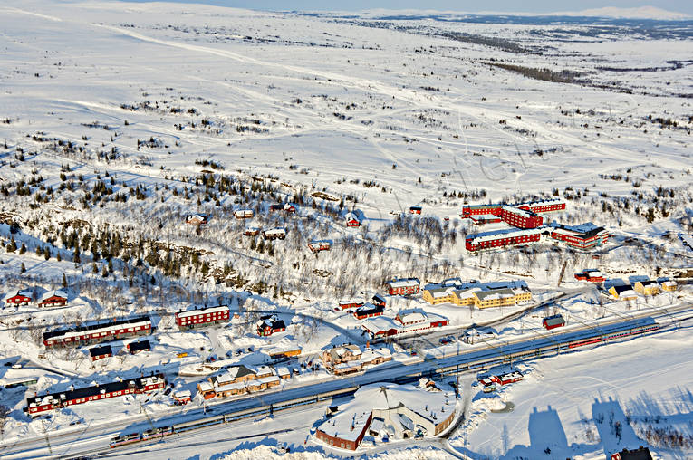 aerial photo, aerial photo, aerial photos, aerial photos, drone aerial, drönarbild, drönarfoto, Jamtland, railway station, samhällen, storlien, winter