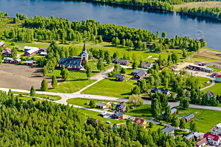 aerial photo, aerial photo, aerial photos, aerial photos, Älvros, drone aerial, drnarfoto, Herjedalen, summer, villages