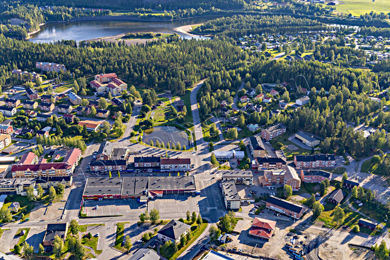 aerial photo, aerial photo, aerial photos, aerial photos, drone aerial, drönarfoto, North Bothnia, samhällen, summer, Älvsbyn