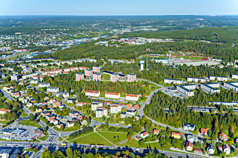 aerial photo, aerial photo, aerial photos, aerial photos, Angermanland, drone aerial, drönarfoto, städer, water-tower, Örnsköldsvik