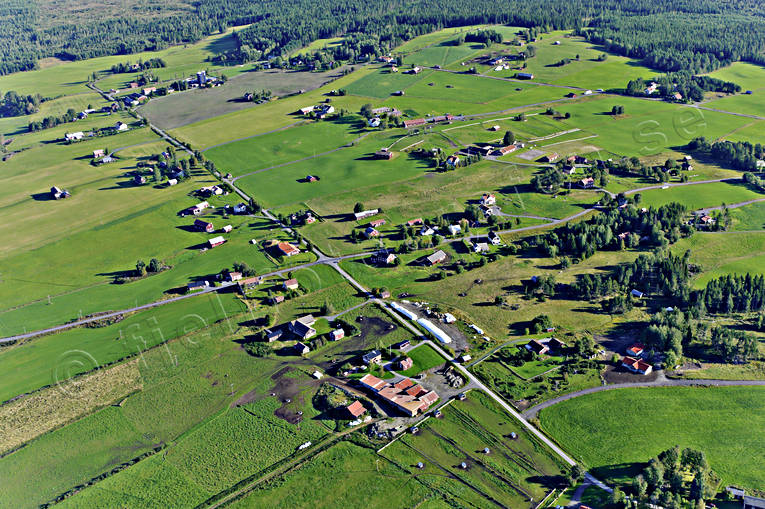 aerial photo, aerial photo, aerial photos, aerial photos, drone aerial, drönarfoto, farms, Häggenås, Jamtland, summer, Österåsen