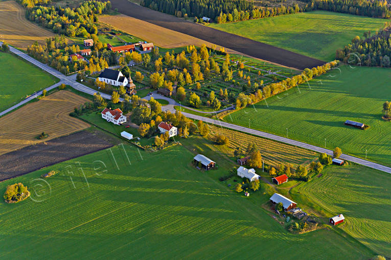 aerial photo, aerial photo, aerial photos, aerial photos, autumn, drone aerial, drnarfoto, Froson, Frs kyrka, Jamtland, Ostersund, stder