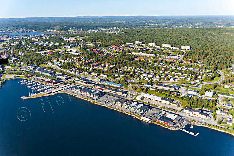 aerial photo, aerial photo, aerial photos, aerial photos, Angermanland, drone aerial, drönarfoto, industrial area, Lugnvik, reningsverket, städer, Örnsköldsvik