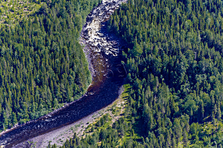 Ammerån Ammer, Ammerån, fishing spots, Jamtland, landscapes, summer