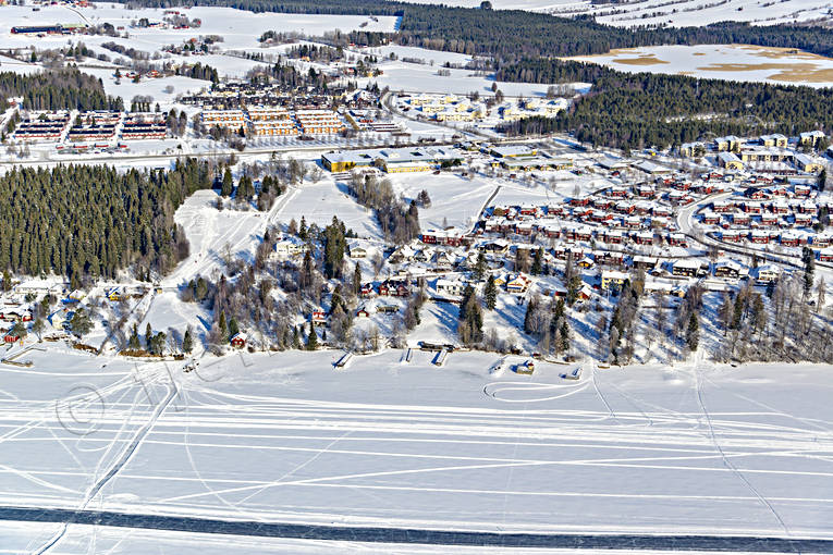 aerial photo, aerial photo, aerial photos, aerial photos, ange, drone aerial, drönarfoto, Froson, Jamtland, Ostersund, städer, winter
