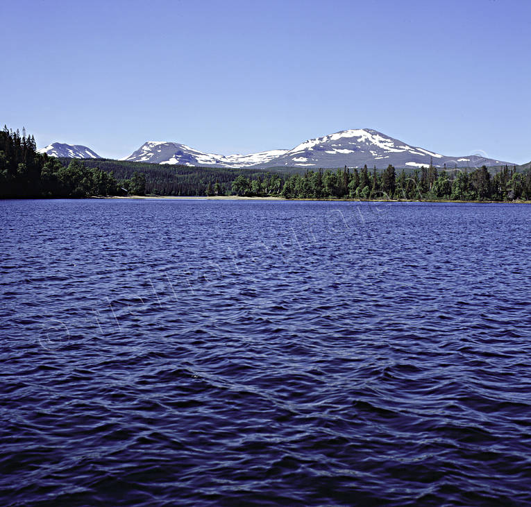 an lake, Ann lake, Bunnerviken, Jamtland, landscapes, mountain, mountain lake, Snasa Mountains, summer