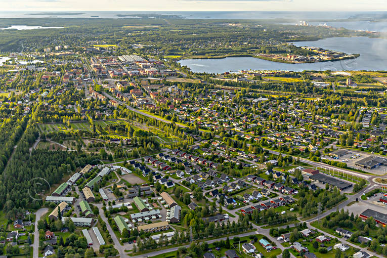 aerial photo, aerial photo, aerial photos, aerial photos, Annelund, Backen, drone aerial, drönarfoto, landscapes, North Bothnia, Pitea, samhällen, summer, Sörfjärden, villaområde, villas