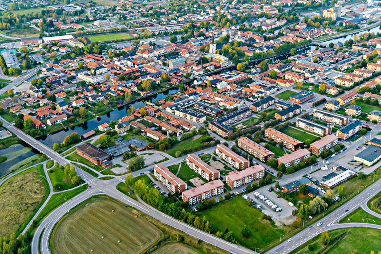 aerial photo, aerial photo, aerial photos, aerial photos, Arboga, drone aerial, drnarfoto, evening light, stder, summer, Vstmanland