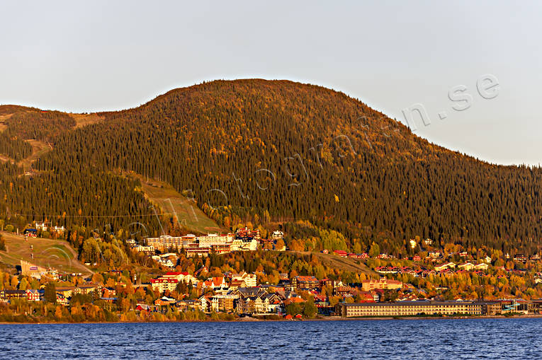 Are, Are lake, autumn, evening sun, Jamtland, landscapes, samhllen, seasons, Totthummeln, village