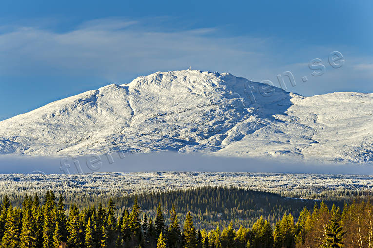 Areskutan, autumn, fresh snow, Jamtland, landscapes, mountain, mountain top, nature, woodland