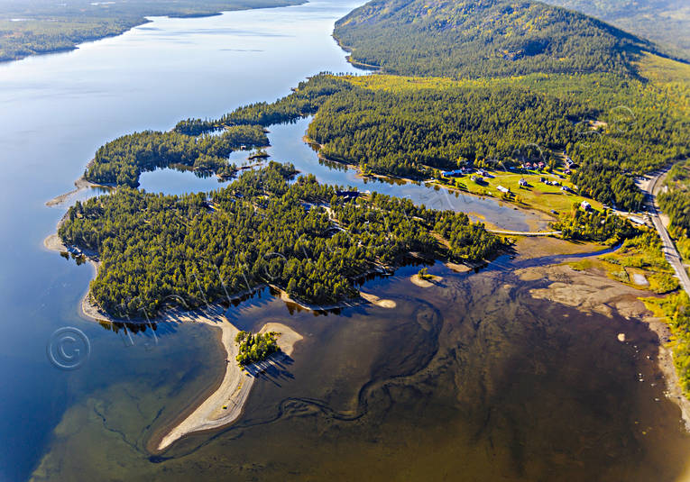 aerial photo, aerial photo, aerial photos, aerial photos, Arrenjarka, autumn, cottage village, chalet complex, drone aerial, drnarfoto, installations, landscapes, Lapland, mountain village, Saggat