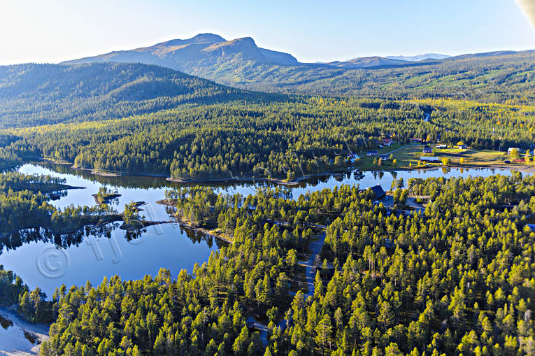 aerial photo, aerial photo, aerial photos, aerial photos, Arrenjarka, autumn, cottage village, chalet complex, drone aerial, drnarfoto, installations, landscapes, Lapland, mountain village, Saggat