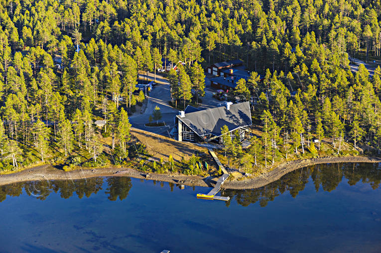 aerial photo, aerial photo, aerial photos, aerial photos, Arrenjarka, autumn, cottage village, chalet complex, drone aerial, drnarfoto, huvudbyggnad, installations, landscapes, Lapland, mountain village