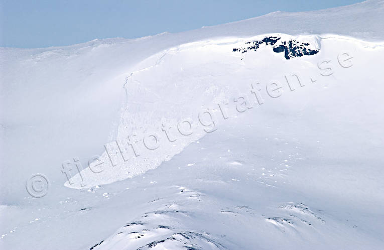 aerial photo, aerial photo, aerial photos, aerial photos, alpine precipice, avalanche, drone aerial, drnarfoto, Jamtland, landscapes, mountain, snow, winter