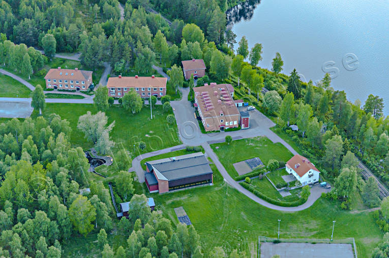 aerial photo, aerial photo, aerial photos, aerial photos, backedal, drone aerial, drnarfoto, folk school, folk high-school, Herjedalen, samhllen, summer, Sveg