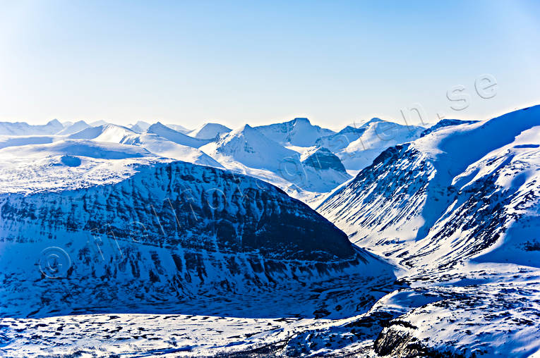 aerial photo, aerial photo, aerial photos, aerial photos, Basstavagge, Dagartjhkk, drone aerial, drnarfoto, landscapes, Lapland, mountain peaks, Pastavagge, Rinim, Sarek, winter, hpar