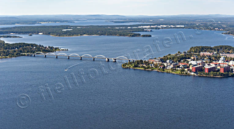 aerial photo, aerial photo, aerial photos, aerial photos, autumn, Bergnsbron, bridge, drone aerial, drnarfoto, Grsjlfjrden, installations, landscapes, lule river, Lulea, North Bothnia, samhllen