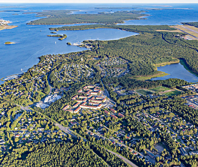 aerial photo, aerial photo, aerial photos, aerial photos, Bergnset, drone aerial, drnarfoto, Granudden, Grsjlfjrden, Htrsket, Lulea, North Bothnia, stder, summer, Trollheden