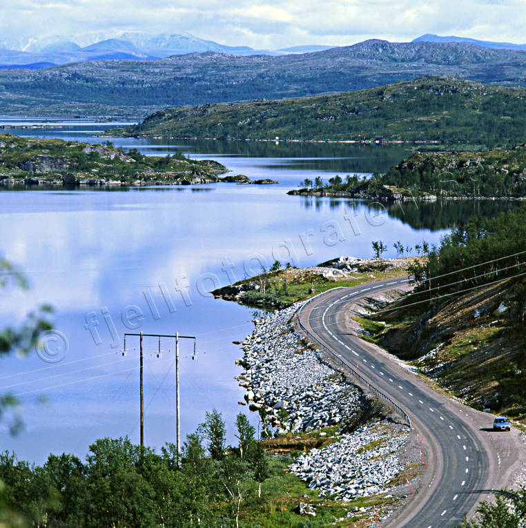 aerial photo, aerial photo, aerial photos, aerial photos, drone aerial, drnarfoto, landscapes, Lapland, Narvik, road, road, summer, Swedish border