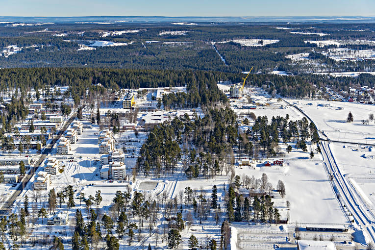 aerial photo, aerial photo, aerial photos, aerial photos, Bjrkbacka, drone aerial, drnarfoto, Jamtland, Ostersund, stder, winter