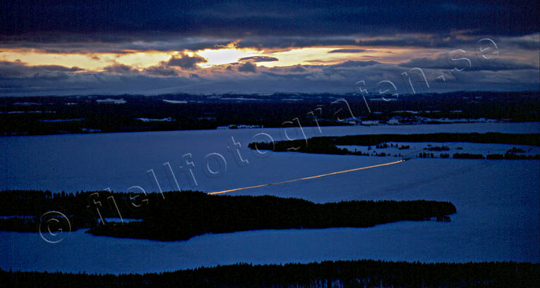 aerial photo, aerial photo, aerial photos, aerial photos, Anders island, Anderson, drone aerial, drnarfoto, ferry track, Great Lake, ice track, Jamtland, landscapes, Norderon, winter, winter landscape