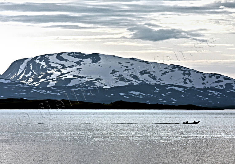 boat, lake, landscapes, Lapland, mountain, national park, Padjelanta, summer, Virihaure