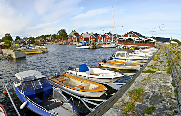 boats, communications, Löruddens Hamn, Medelpad, season, seasons, summer, water
