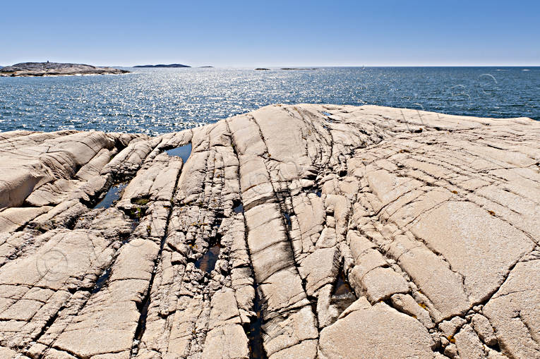 archipelago, Bohuslän, coast, horizon, lake, landscapes, nature, rocks, sea, stone, summer