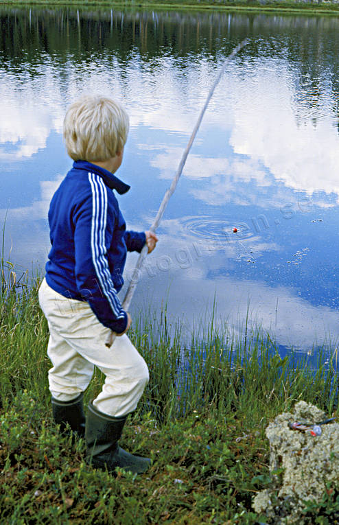 angling, angling, boy, fishing, tarn, to angle