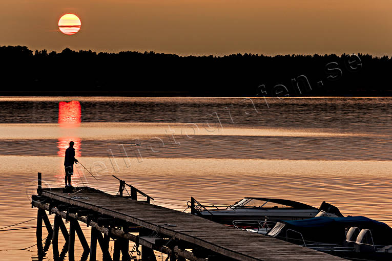 angling, bridge, evening, fishing, landscapes, reel, sea, summer, sunset