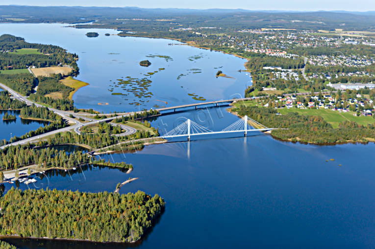 aerial photo, aerial photo, aerial photos, aerial photos, Bergsviken, Bergsvikensundet, bridge, bridges, cable bridge, suspender bridge, drone aerial, drnarfoto, Killingholmen, landscapes, North Bothnia, Pitea, samhllen, Storfors, stder, summer, holmabron