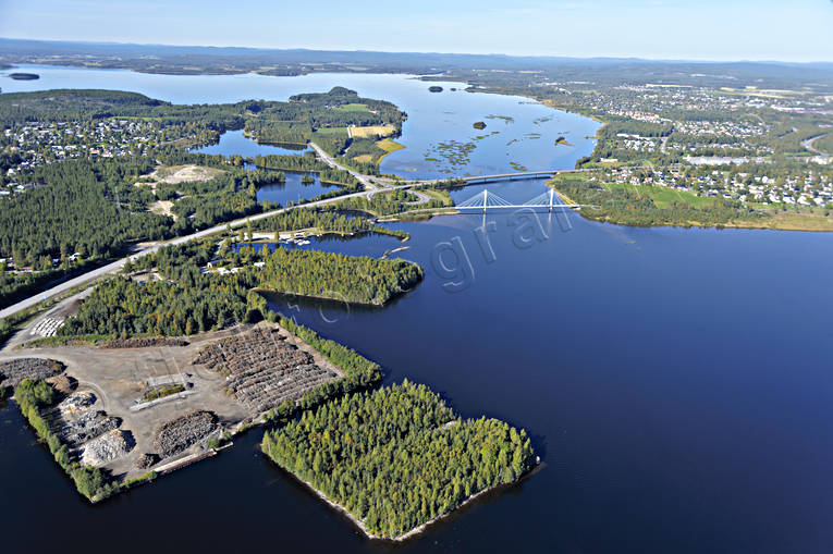 aerial photo, aerial photo, aerial photos, aerial photos, Bergsviken, Bergsvikensundet, bridge, bridges, cable bridge, suspender bridge, drone aerial, drnarfoto, Killingholmen, landscapes, North Bothnia, Pitea, samhllen, Storfors, stder, summer, holmabron