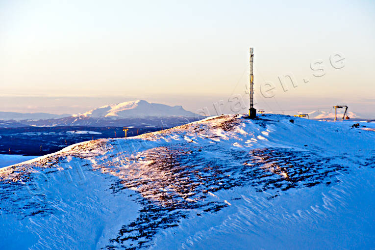 aerial photo, aerial photo, aerial photos, aerial photos, Areskutan, Bydalen, drone aerial, drnarfoto, Jamtland, landscapes, radio mast, telefonmast, West Mountain, winter