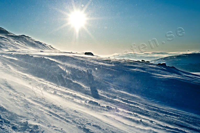 cold, drifting snow, Jamtland, landscapes, mountain, nature, seasons, snow, wind, winter