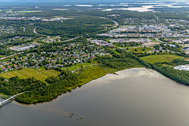 aerial photo, aerial photo, aerial photos, aerial photos, Degernget, drone aerial, drnarfoto, Inrefjrden, landscapes, North Bothnia, Pitea, samhllen, summer