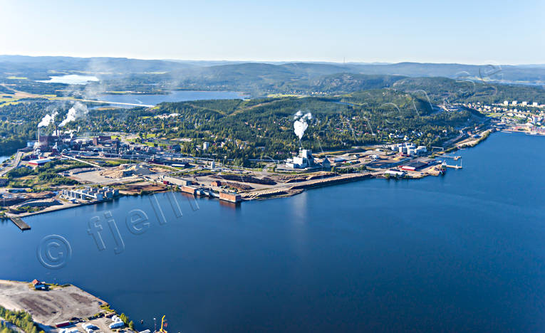 Domsjö Sulfitfabrik Örnsköldsvik Aditya Birla Group, aerial photo, aerial photo, aerial photos, aerial photos, Angermanland, bioraffinaderi, Domsjö, drone aerial, drönarfoto, fabriker, industries, installations, pappersmassefabrik, raffinaderi, städer, sulfitfabrik, woodpulp, paper pulp, paper wood, Örnsköldsvik