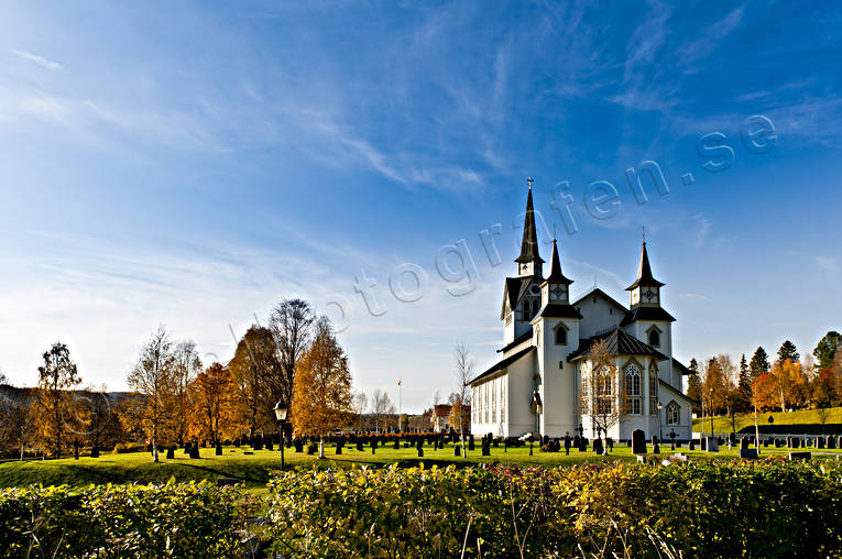 autumn, Duveds kyrka, engineering projects, installations, Jamtland, seasons