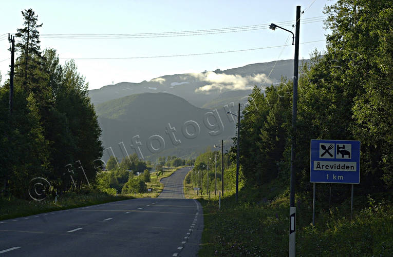 Are, Areskutan, arevidden, Jamtland, landscapes, mountain road, road, summer