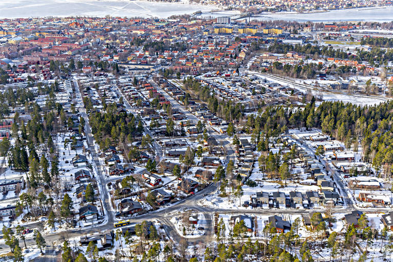 aerial photo, aerial photo, aerial photos, aerial photos, drone aerial, drnarfoto, Eriksberg, Jamtland, Ostersund, stder, winter