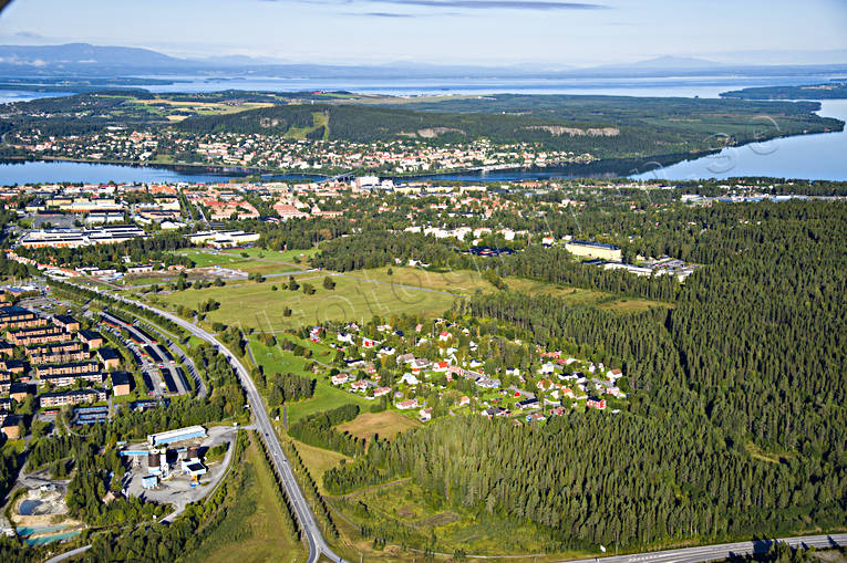 aerial photo, aerial photo, aerial photos, aerial photos, drone aerial, drönarfoto, Erikslund, Jamtland, Ostersund, städer, summer