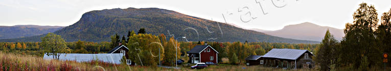 autumn, farm, Kvikkjokk, landscapes, Lapland, mountain, mountain farm, hill farm, Nammasj, Nammatj, panorama, panorama pictures